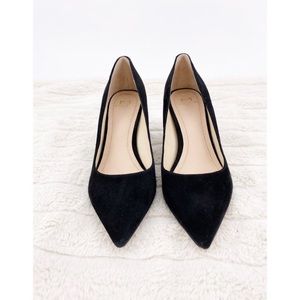 MARC FISHER Zala Block Heel Pump, Black, 6